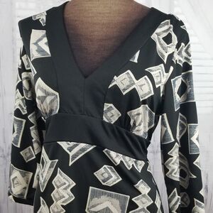 Lapis women sz L large top shirt tank 3/4‎ blouse